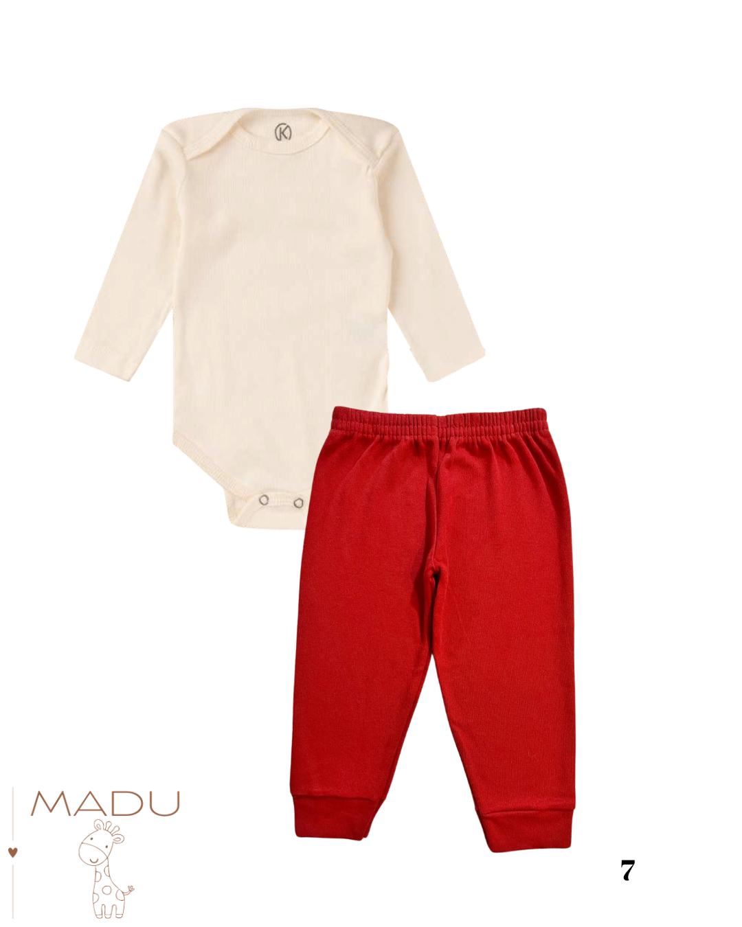 CONJUNTO BODY E CALÇA - TAMANHO RN