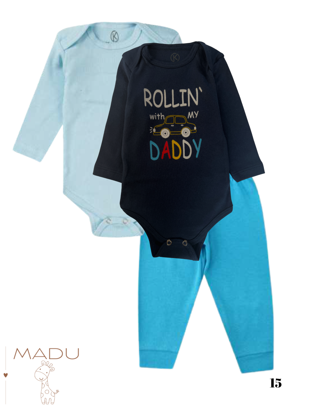 KIT BODY E CALÇA - TAMANHO M