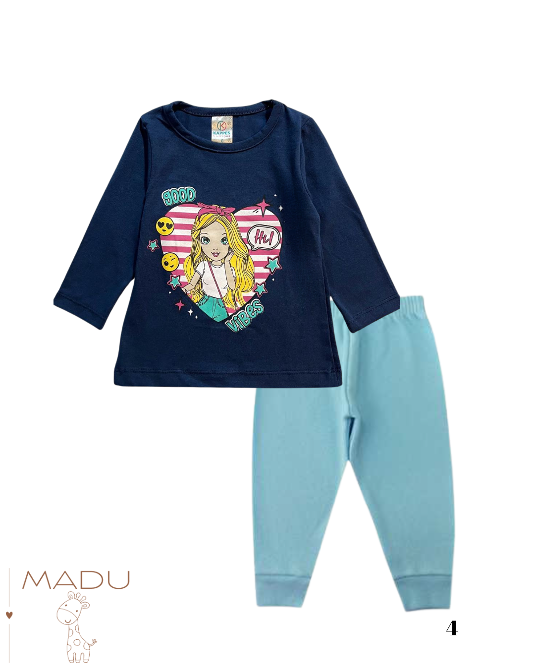 CONJUNTO BLUSA E CALÇA - TAMANHO P