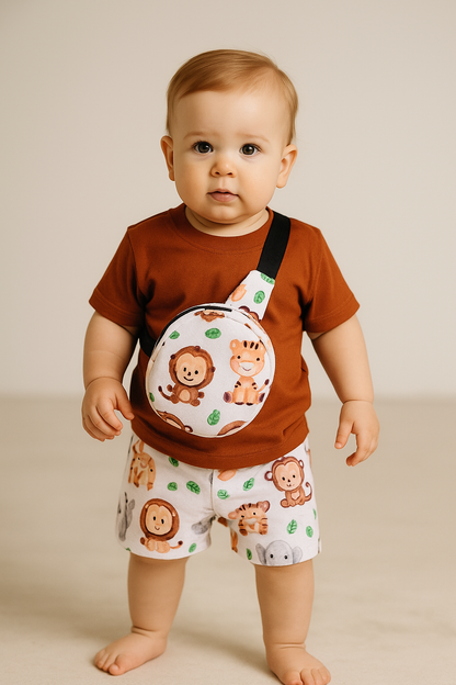 Conjunto c/ Bag - Personagens - Patrulha Canina - Mickey - Safari - Bolofofo