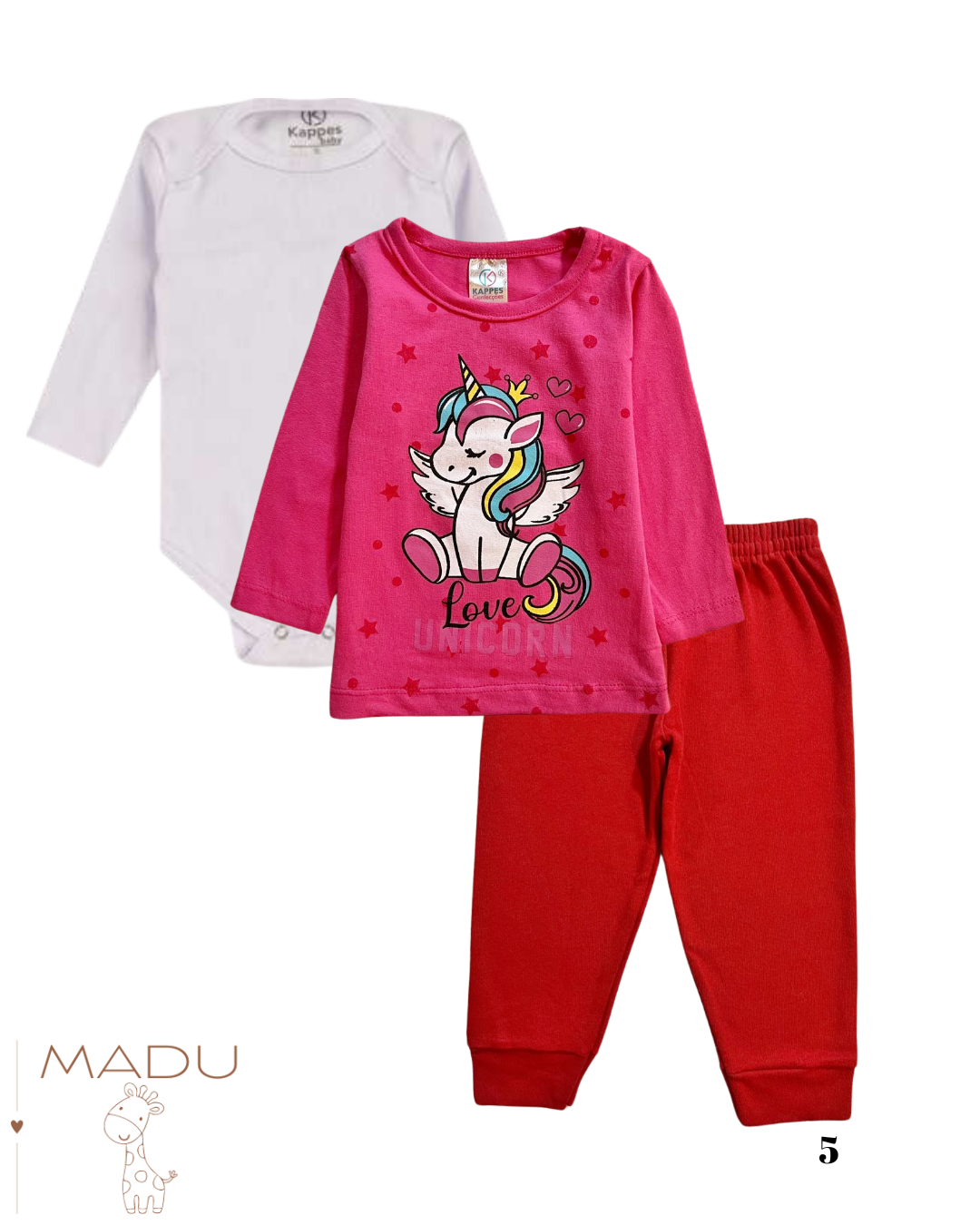 KIT BODY E CALÇA - TAMANHO M