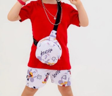 Conjunto c/ Bag - Personagens - Patrulha Canina - Mickey - Safari - Bolofofo