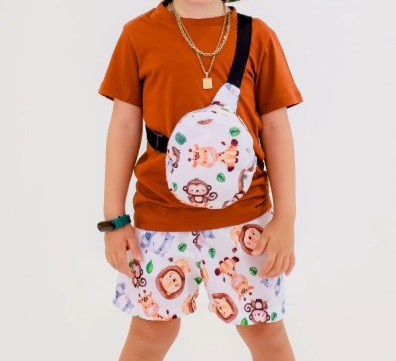 Conjunto c/ Bag - Personagens - Patrulha Canina - Mickey - Safari - Bolofofo